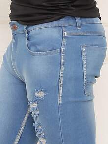 Calça Jeans Masculina Rasgada Com Lycra LInha Premium