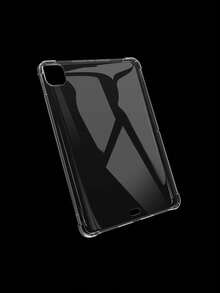 1 件透明保护壳适用于 iPad Pro 第 6 代 第 5 代 第 4 代 第 3 代 12.9 英寸平板电脑四角气囊防摔软保护壳 - 透明-iPad Pro 12.9"(2018-2022) - 查看 3