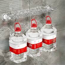 毛巾架浴室家居拖鞋架免打孔壁掛式浴巾單桿廁所牆門排水鞋架收納架