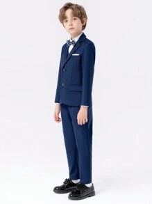 Bộ quần áo Con Trai - Màu xanh hải quân - Xem 3