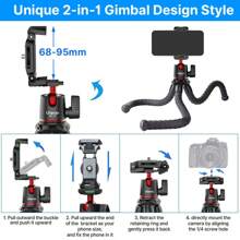 Ulanzi MT-11 Flexible Octopus Tripod Smartphone DSLR SLR Vlog Tripod Travel Portable 2 in 1 Tripod Extend 1/4 Screw Magic Arm - Only MT-11 - View 5