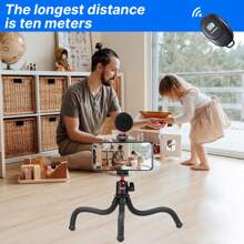 Ulanzi MT-11 Flexible Octopus Tripod Smartphone DSLR SLR Vlog Tripod Travel Portable 2 in 1 Tripod Extend 1/4 Screw Magic Arm - Only MT-11 - View 4