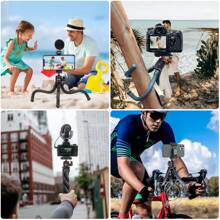Ulanzi MT-11 Flexible Octopus Tripod Smartphone DSLR SLR Vlog Tripod Travel Portable 2 in 1 Tripod Extend 1/4 Screw Magic Arm - Only MT-11 - View 6