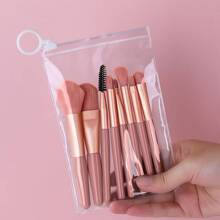 8 Stück tragbares weiches Make-up Pinsel Set für Lidschatten, Foundation, Puder, Concealer, Lippen, Rouge, Make-up Pinsel Set, Make-up Pinsel Kit, Komplettes Make-up Set, Make-up Pinsel Set, Komplettes Make-up Kit, Pinsel Set, Make-up Pinsel Set, Make-up Geschenkset, Set