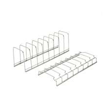 1pc Stainless Steel Bowl/Dish Rack, Household Drainage Rack, Cooking Dish Pan Cover Stand, Kitchen Organizer, Kitchen Accessories