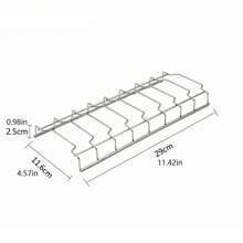 1pc Stainless Steel Bowl/Dish Rack, Household Drainage Rack, Cooking Dish Pan Cover Stand, Kitchen Organizer, Kitchen Accessories