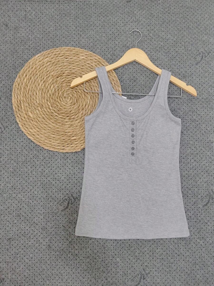 Women Tank Tops & Camis - Light Grey - View 1
