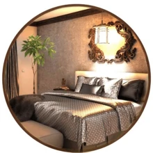 Decorative Mirrors - Cà phê nâu - Xem 1