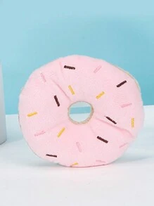 1入組甜甜圈造型毛絨玩具 - 咖啡棕 - 查看 1