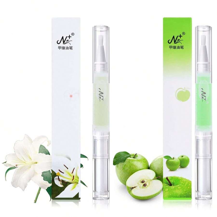 1組/2支指甲滋養油指甲角質活化筆去除死皮指甲保護工具指甲角質護理油指甲生長護理油筆指甲滋養滋潤油