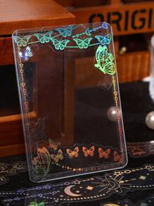 20入組彩虹全息銀色條紋圖案貼紙,防水,適用於裝飾手機殼,平板電腦,日記和筆記本 - 銀色 - 查看 3