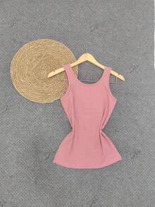 Women Tank Tops & Camis - Rosa Pálido - Ver 2