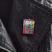 Cute 1pc Candy Vending Machine Shaped Creative Fashionable Versatile Brooch Pin, Anti-Loss, Clothing Accessories - Multicolor - View 5