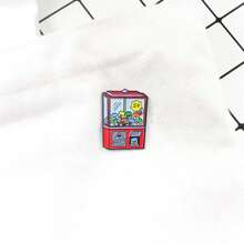 Cute 1pc Candy Vending Machine Shaped Creative Fashionable Versatile Brooch Pin, Anti-Loss, Clothing Accessories - Multicolor - View 7