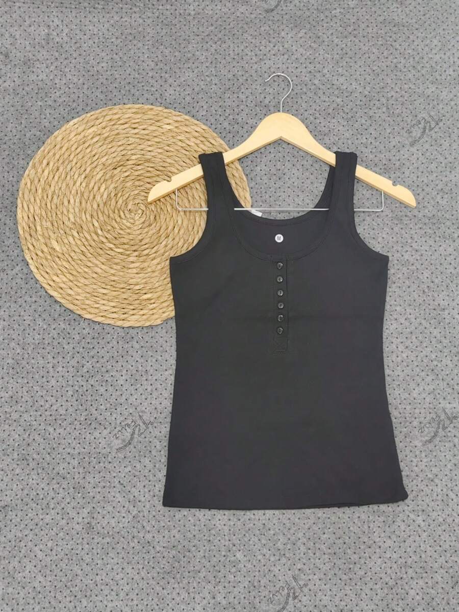 Women Tank Tops & Camis - Black - View 1