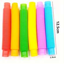 12pcs Sensory Fidget Toys, Colorful Stress Relief Toys, Fine Motor Skill & Learning Toys, 2025 Best Gift Creative And Unique, Random Color Basket Filler