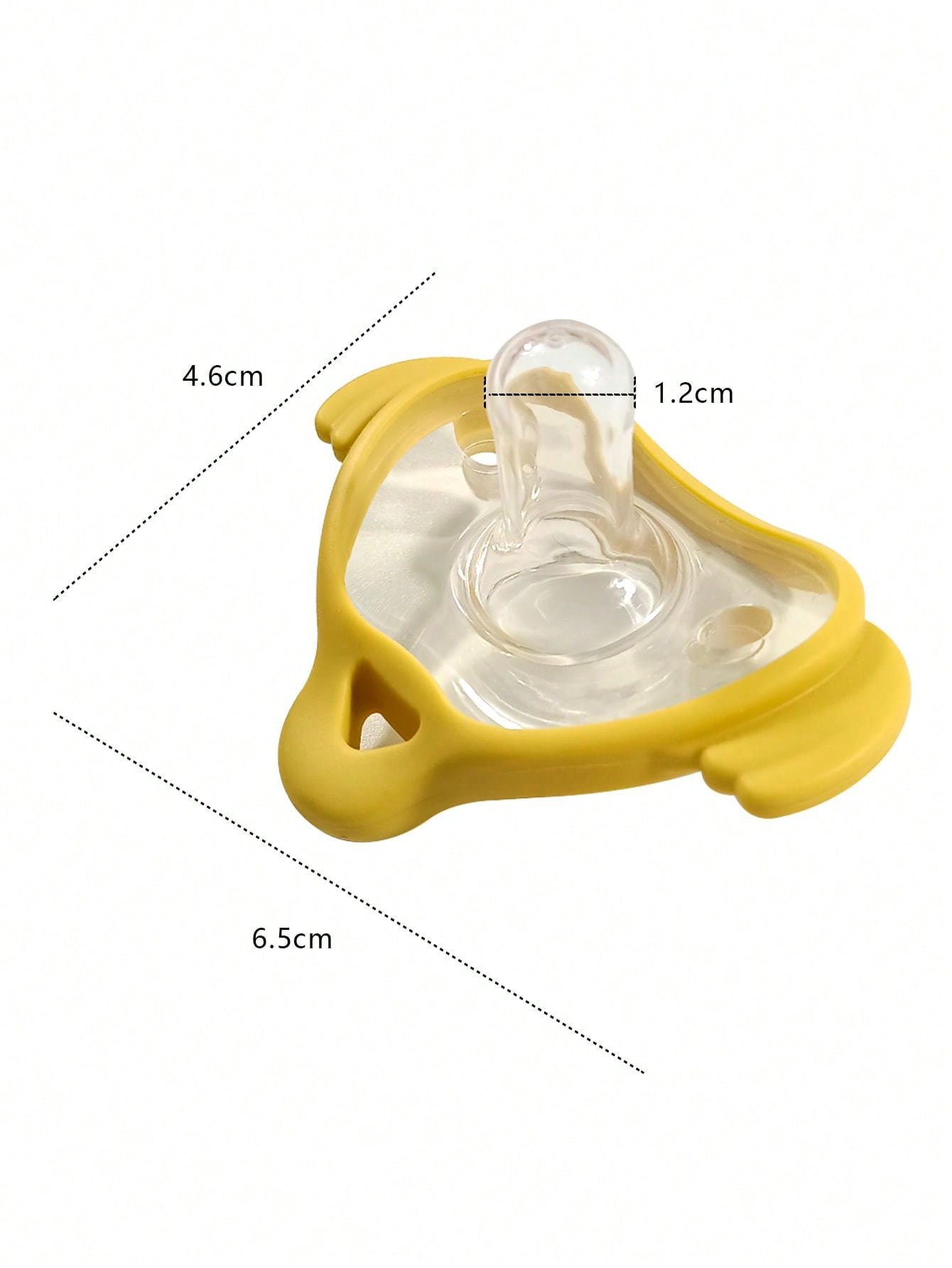 1pc Soft & Safe Silicone Pacifier With Large Seven Holes Design To Prevent Flatulence, Suitable