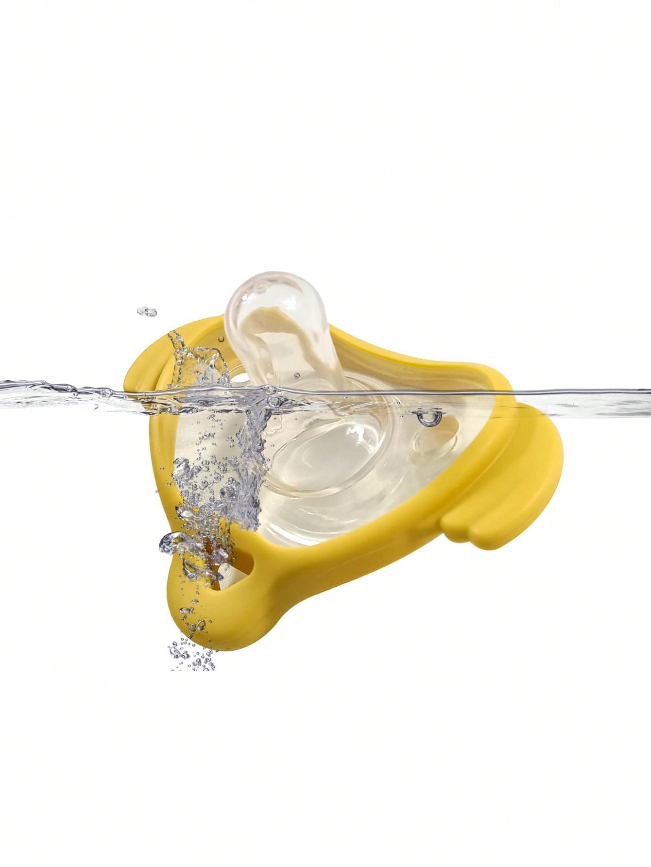 1pc Soft & Safe Silicone Pacifier With Large Seven Holes Design To Prevent Flatulence, Suitable