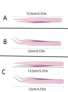Journaling Tool Tweezers For Stickers, Rhinestones, Diy Crafts, Succulent Plants And Nails, Tools For Men,Makeup,Cheap,Room Decor,Vanity,Travel,Bedroom,Makeup Accessories