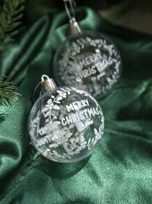 3pcs/Set Random Christmas Decorations Ornament Hanging Accessories For Home, Christmas Tree Decor - White - View 4