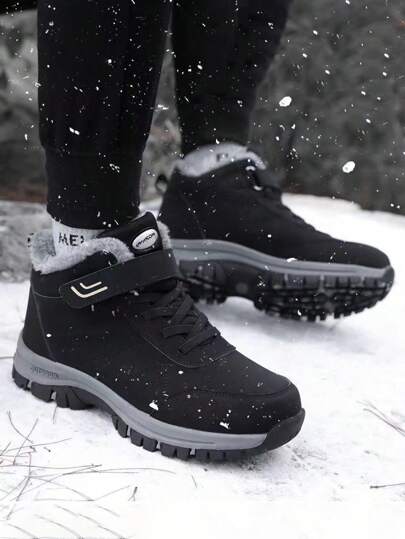 Scarpe invernali da donna calde e confortevoli con fodera termica e suola antiscivolo, ideali per attività all'aperto come escursionismo, abbigliamento casual, ecc.