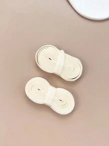 2pcs Sweet & Cool Plushy Rope Ribbon Hair Band For Double Ponytails Casual - Beige - View 4