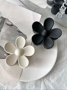 2入組女性日常使用可愛花卉設計髮卡 - 彩色 - 查看 1