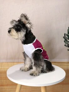 1 Miếng Thú cưng Áo vest Với Thiết kế vương miện - Màu Hồng Tươi - Xem 1