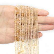 Piedra Natural Facetada 2 3 4mm Citrine Apatita Ópalo Moda Pequeñas Cuentas Espaciadoras Para Fabricación De Joyas Pulseras Diy Collar Para Mujeres