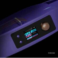 Enya NEXG 2 Basic Acoustic-Electric Guitar Carbon Fiber Travel Guitar Smart Acustica Electric Guitarra For Adults With 50W Wireless Speaker, Footswitch, And Gigbag - 紫色 - 查看 4