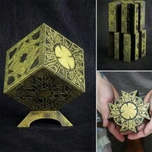 1pc Ghostly Rotating Geometric Puzzle Toy, Can Be Distorted And Spun Into Various Shapes&Dismantled Into Various Asymmetric Forms Puzzle Box - Black - View 1