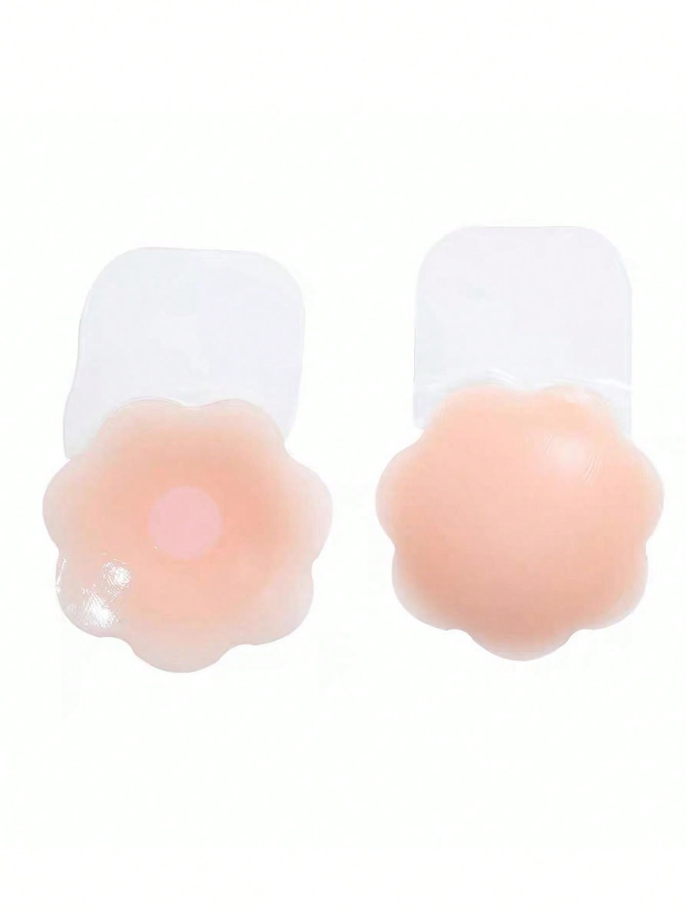 2 Pairs Silicone Invisible Antibump Nipple Patches, Breast Lifting