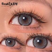 FRESH LADY Freshlady Dawn Gray Colored Contact Lenses 1 Year Disposable - Grey - View 3