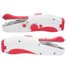 Nuevo Mini Máquina De Coser Eléctrica Portátil De Mano Para Uso Doméstico, Práctica - Rojo - Ver 3