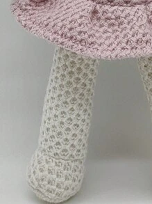 1 件 33 厘米高针织粉色可爱雌性兔子毛绒玩具，适合作为节日/生日礼物，毛绒玩具，玩具兔子，兔子 - 粉色 - 查看 7