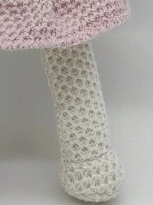 1 件 33 厘米高针织粉色可爱雌性兔子毛绒玩具，适合作为节日/生日礼物，毛绒玩具，玩具兔子，兔子 - 粉色 - 查看 8