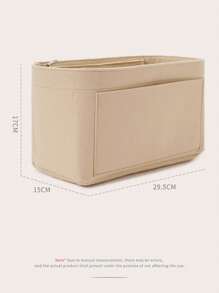 钱包收纳袋 插袋 手提包收纳袋 包中包 化妆包 化妆包 青少年女孩配饰 女士 大学生 职场新秀和白领 包袋隔层 手提包收纳袋 收纳迷你礼品 教师礼品 礼品袋 礼品收纳袋 学校用品 教师礼品 返校 教师配饰 - 米色 - 查看 6