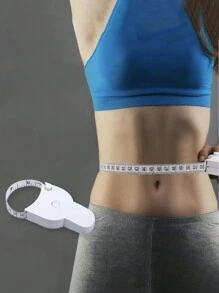 Cinta Métrica Para Medir El Cuerpo, Cinta Métrica Suave De Medición Para Cintura, Circunferencia Del Pecho Y Patas - Blanco - Ver 4