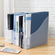 White Transparent Document Storage Box - White - View 2