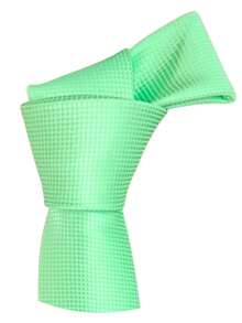 Gravata Verde Tifani Tecido Trabalhado Quadradinho - Verde Escuro - Visão 3