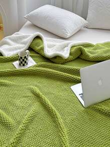 Colcha De Cama / Manta Para Sofá - verde oliva - Ver 5