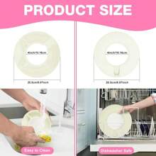 1入組矽膠零食碗，適用於真空杯40安士，4個隔層零食托盤，杯子零食架，可重複使用的杯子配件（不含杯子），野營必備 - 白色 - 查看 7