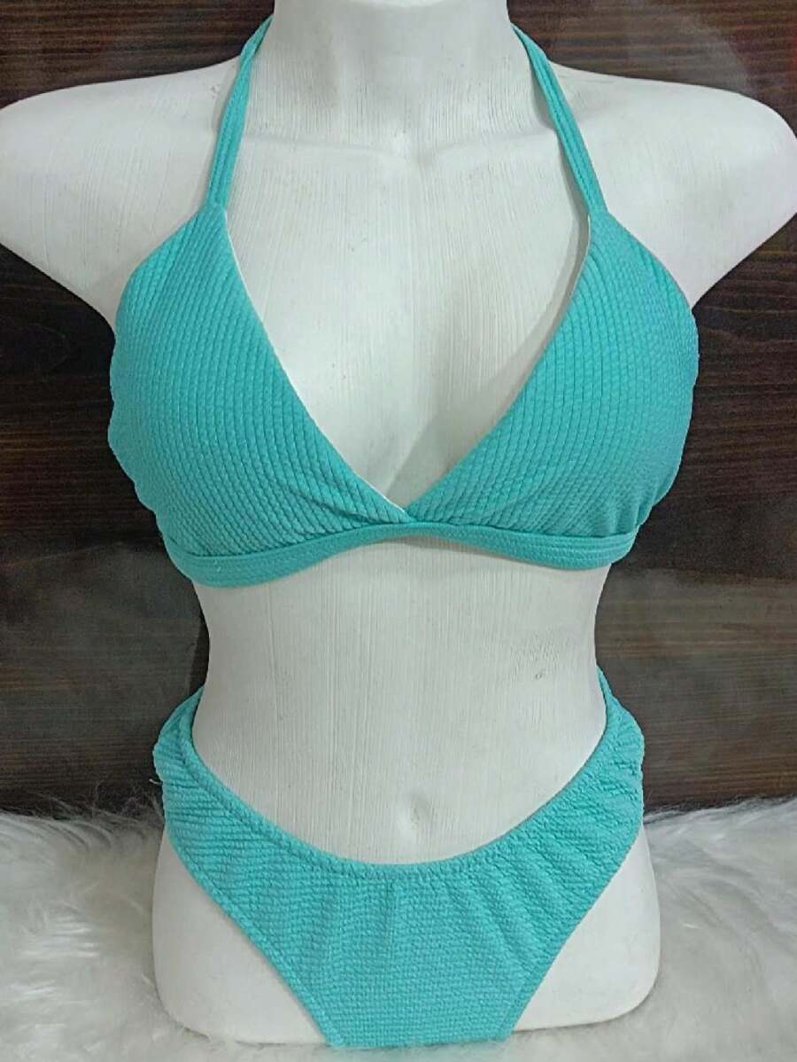 Women Two-piece Outfits - Màu xanh nhạt - Xem 1