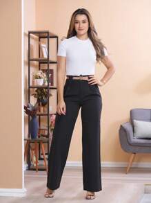 Women Pants - Black - View 1