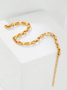 Pulsera De Pareja Con Estilo Gótico Chapada En Oro De 18k De Acero Inoxidable Para Mujeres, Regalo De Aniversario
