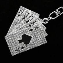 個性化街頭嘻哈搖滾金屬創意鑽石鑰匙扣個性化汽車鑰匙扣小商品促銷禮品吊墜袋配件禮品,玩具,配件,少女女大學生,新菜鳥和白領之選