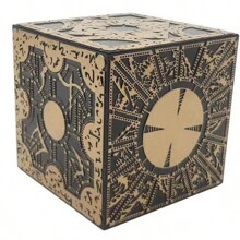 1pc Ghostly Rotating Geometric Puzzle Toy, Can Be Distorted And Spun Into Various Shapes&Dismantled Into Various Asymmetric Forms Puzzle Box - Black - View 3