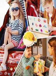 50pcs/Pack Ocean Animal Cartoon Stickers For Children,Featuring Dolphins,Sharks,And Other Marine Creatures,Suitable For Festival Gifts Decoration Of Luggage,Phone,Water Bottle,Computer,Car,And Stationery.,Stickers,Kids Stickers,Stickers Kids,Wall Stickers For Girls,Beach Sticker,Aquarium Stickers
