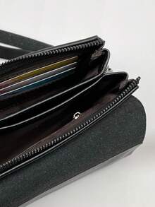 Túi ly hợp đa chức năng phong cách cổ điển nóng bỏng Thời trang thường ngày Nhiều lớp Công suất lớn Ví iPhone di động Túi xách Túi phong bì tối giản dành cho nam Túi nách dành cho doanh nghiệp, Quà tặng Giáng sinh tốt nhất dành cho nam Quà tặng giáng sinh cho nam Những yếu tố cần thiết cho ngày lễ khi đi du lịch Đồ mùa thu Chống trộm Nhẹ - màu đen - Xem 7