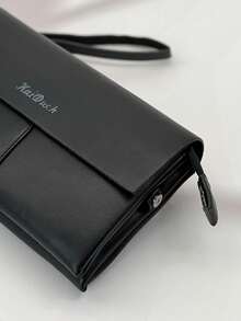 Túi ly hợp đa chức năng phong cách cổ điển nóng bỏng Thời trang thường ngày Nhiều lớp Công suất lớn Ví iPhone di động Túi xách Túi phong bì tối giản dành cho nam Túi nách dành cho doanh nghiệp, Quà tặng Giáng sinh tốt nhất dành cho nam Quà tặng giáng sinh cho nam Những yếu tố cần thiết cho ngày lễ khi đi du lịch Đồ mùa thu Chống trộm Nhẹ - màu đen - Xem 5